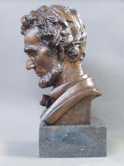 Augustus Saint Gauden`s Lincoln Bust
