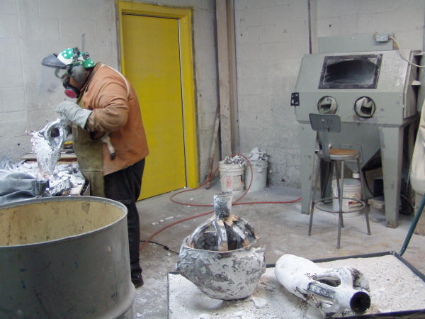 Devesting Bronze Castings