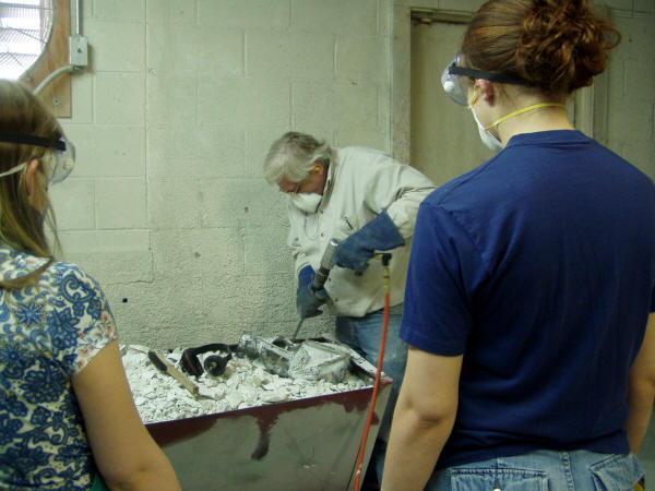 Professor Jim  Matson Demonstrating