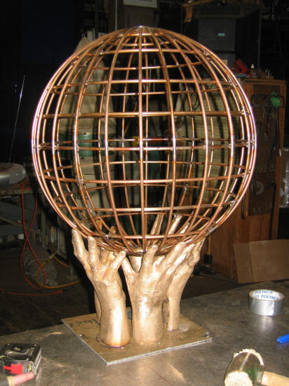 Globe for Johnson Controls - Artist Chris Andrews