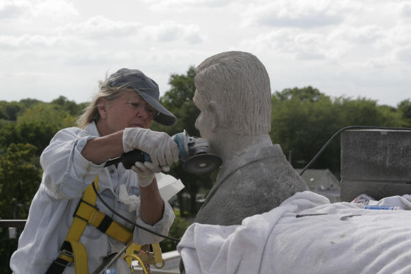 Susan Falkman Installing Male Head