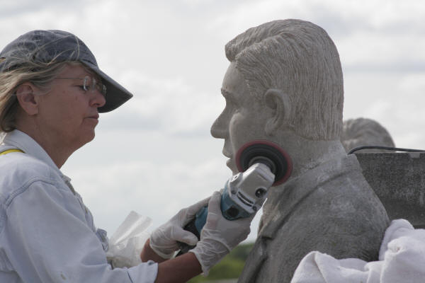 Susan Falkman Installing Male Head